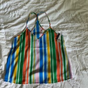 NWT BP rainbow tank size small